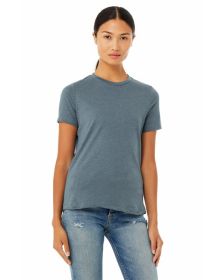Ladies' Relaxed Heather CVC Short-Sleeve T-Shirt - ATHLETIC HEATHER - S (Color: HEATHER SLATE, size: 2XL)