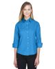 Ladies' Perfect Fit™ 3/4-Sleeve Stretch Poplin Blouse - LIME - S