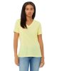 Bella + Canvas 6415 Ladies' Relaxed Triblend V-Neck T-Shirt