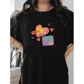 Casual Women's Cotton T-Shirt with Bow Detail - Trendy and Comfortable for Every Season (Style: 23)