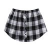 Detachable Underskirt Cotton Shirt Extender for Women Irregular False Skirt Tail Blouse Hem Plaid Mini Skirt Extender Hemline